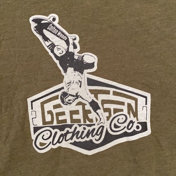 Geertsen Colton woods skateboard olive T-shirt - Picture 2 of 4